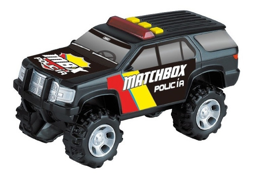 Matchbox Autito De Emergencia Policia Luz Y Sonido 71171-2