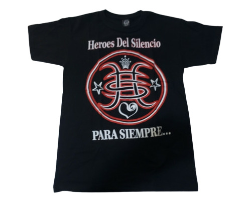 Playera De Rock Heroes Del Silencio Bunbury