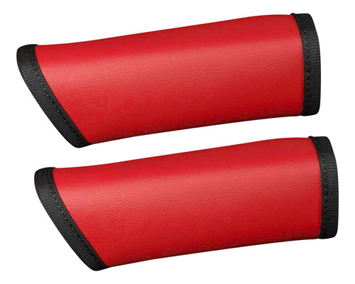 2x Cubiertas Protectoras Para Manijas De Puertas De Rojo