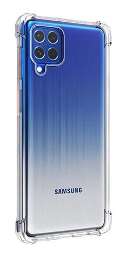 Capa Gel Borda Alta Para Samsung Galaxy M62 Transparente