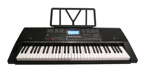 Imagen 4 de 10 de Teclado Órgano 61 Teclas 5 Octavas Atril Soporte Y Fuente