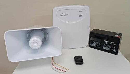 Energizador Para Cerco Electrico Kit Bateria Sirena