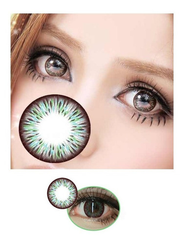 Pupilentes Lentes Contacto Verde, Circle Eyes Ojos Muñeca