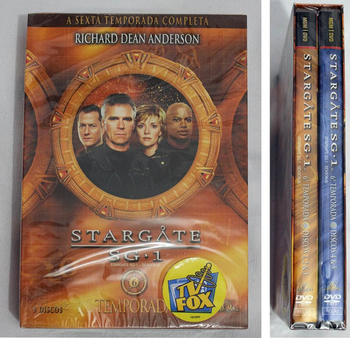 Box Dvd - Stargate - 6ª Temporada - 5 Discos - Lacrado