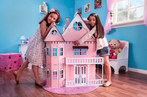 Casa Barbie Casinha De Bonecas Palácio Barbie Emily Princesa