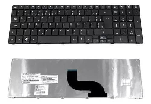 Teclado Notebook Acer Aspire 5350-2645 P5we0 P/n Pk130c92a25