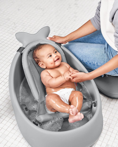 Bañera Para Bebés 3 En 1 Smart Sling Tub, Gris Color Nombre Del Diseño