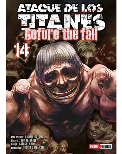 Manga Ataque De Los Titanes Before The Fall N.14