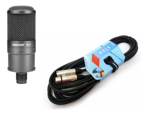 Microfono Condensador Sm8b Grabacion Home Studio + Cable 