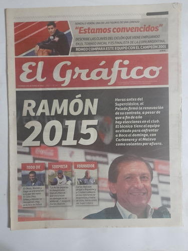 Suple El Grafico Ta 336 Ramon Diaz, Balcaza Argentinos