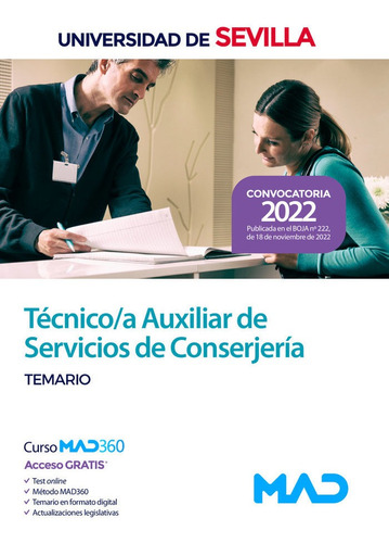 Libro Tecnico Auxiliar Conserjeria Temario Universidad Se...