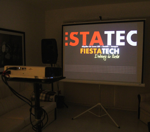 Imagen 4 de 10 de Alquiler Sonido Dj Luces Led Karaoke Proyector Fiestatech