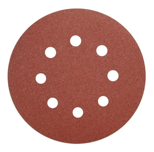 5 Disco Lija Para Pulir 150mm Velcro Grano Variado Tac731501