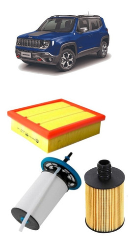 Imagen 1 de 5 de Kit De Filtros Mopar Jeep Renegade 2.0 Diesel