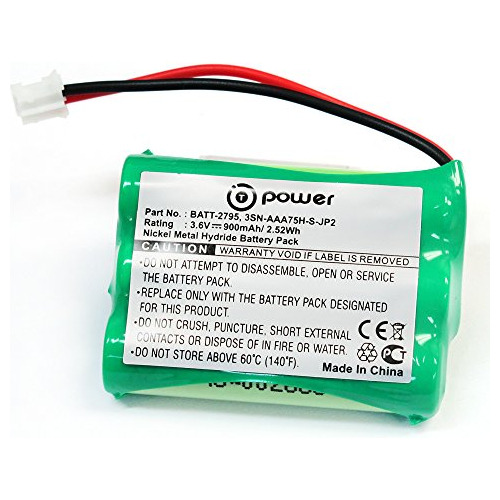 T-power - Batería De 3,6 V Para Monitor De Bebé Motorola - M