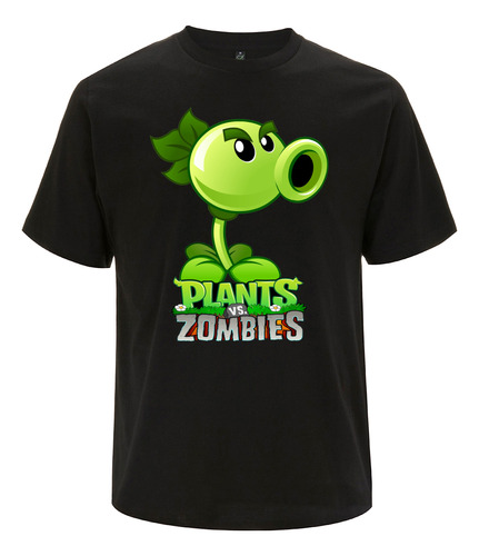 Remeras Plantas Vs Zombies 100% Algodón