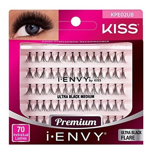 Pestañas Postizas - Kiss I Envy Ultra Black Flare Pestañas M