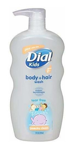 Jabón Durazno Cuerpo Y Cabello Niños - 24 Oz.