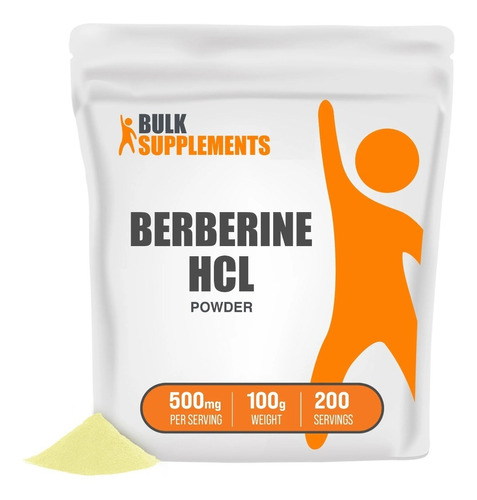Bulk Supplements | Clorhidrato Berberina | 100g | 200 Serv