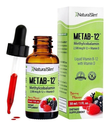 Metab-12 Vitamina B12 + Vitamin D - Naturalslim Dtodouy