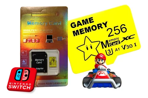 Micro Sd Para Nintendo Switch 256gb Sandiskc - Game Memory
