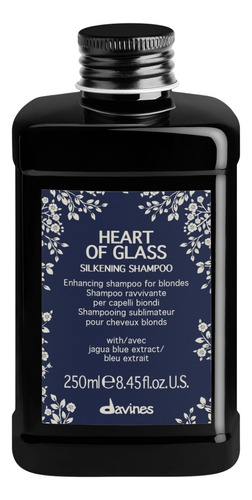  Heart Of Glass Silkening Shampoo Azul Índigo Davines 250 Ml