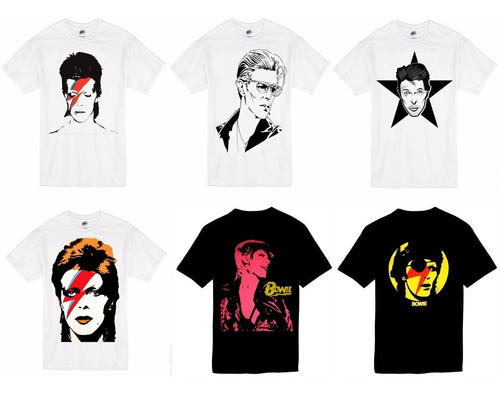 Franelas De David Bowie, Art Rock, Pop, Glam Rock