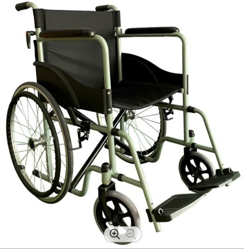 Imagen 1 de 3 de Silla De Ruedas De Acero. Completamente Desmontable