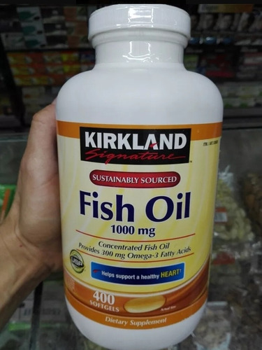 Omega 3 Fish Oil 1000 M G Kirklan X40 - L a $150000