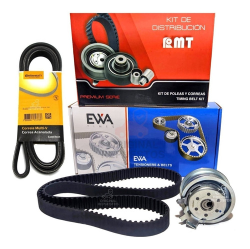 Kit Distribucion Rmt + Correa Poly-v Vw New Beetle 2.0