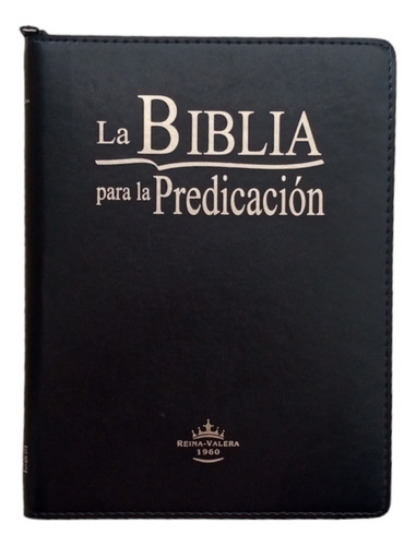 Biblia Rvr60 Letra 10 Pts Predicación Cierre E Índice Negra