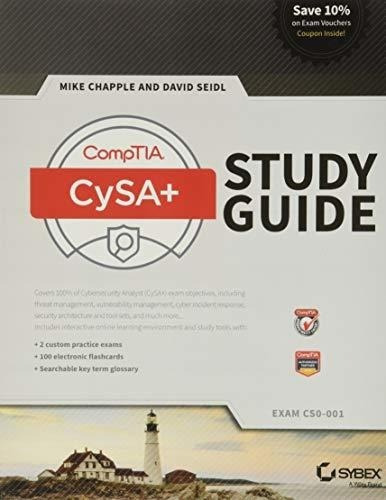 ptia Cysa Study Guide Exam Cs0-001 (packaging May, de Chapple, Mike. Editorial Sybex en inglés