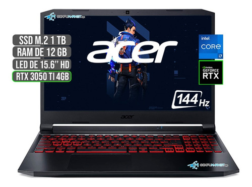 Acer Nitro Intel Core I7 Ssd 1tb Ram 12gb Rtx 3050ti