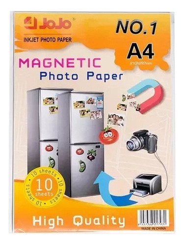 Papel Fotográfico Magnetico Imantado A4 Hoja Foto Fotografia