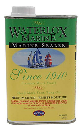 Sellador Marino Waterlox Original Transparente 25f  Qt.