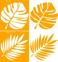 Comprar Stencil Plantas - 2 Plantillas 30x30cm Deco Stencil P04