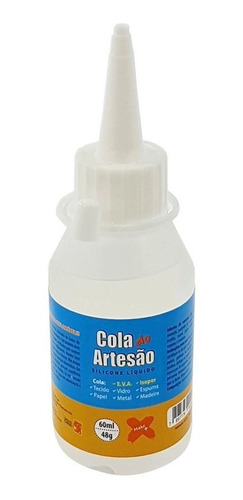 Cola De Artesanato 60g Garrafinha Aplicadora Artesão