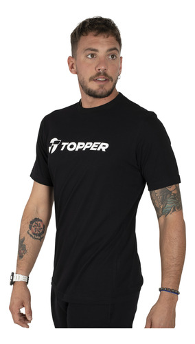 Remera Topper Gtm Hombre Training Negro