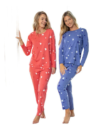 Pijama Invierno Mujer Modal Susurro 3220 Talles Grandes