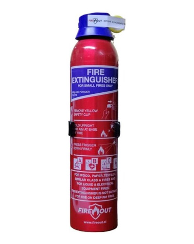 Extintor Aerosol Fireout 600ml Automovil Hogar