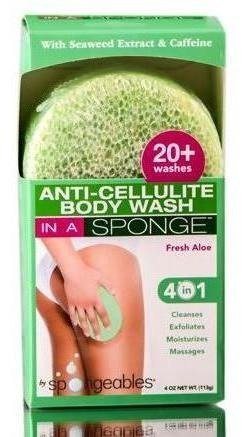Spongeables - Anti-cellulite Body Wash In A Sponge