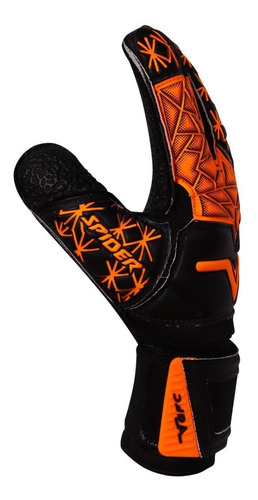 Imagen 2 de 2 de Guantes De Arquero Spider Cancha Dura Roll Finger Vgfc Volk Personzalizalos Gratis Fivra