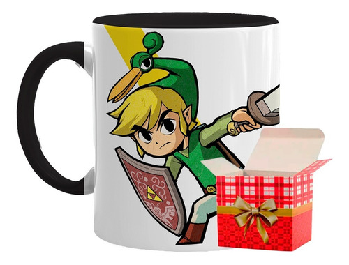 Caneca Personalizada Porcelana Zelda Link + Oferta!
