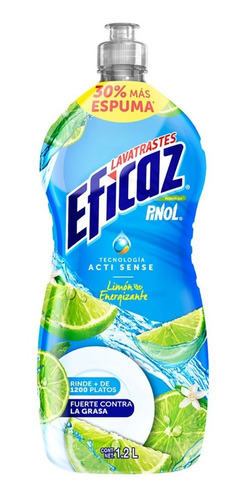 Lavatrastes Liquido Eficaz Pinol Limon 1.2 L