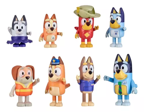 Pack De 8 Figuras Bluey Y Sus Amigos - Jugueteria Aventura