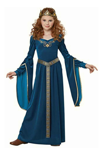 Medieval Princess Girls Costume Large