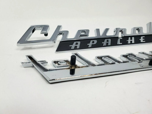 Par Emblema Chevrolet C10 60 1960 Accesorio Pickup Apache