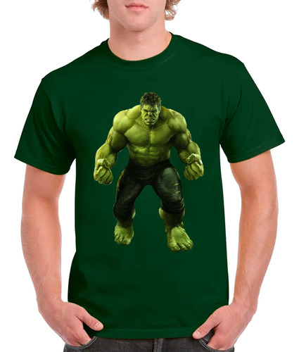 Remeras Camisetas Estampadas De Hulk En Varios Diseños 