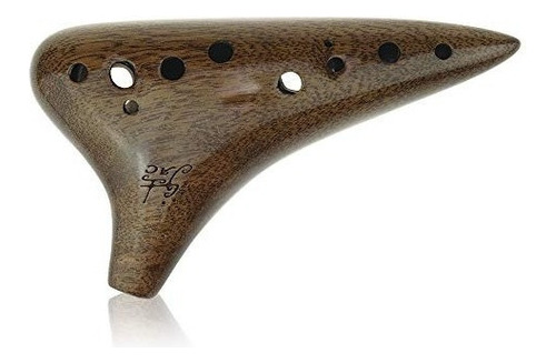 12 Agujero Ocarina Alto C De Madera Pagoda Arbol Madera Wd12