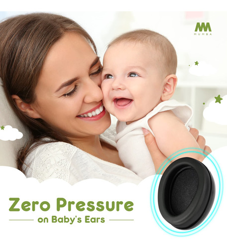 Noise Cancelling Headphones Mumba Baby Earmuffs 3-24+ Months